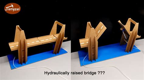 How to Make a Hydraulic Bridge with Cardboard | DIY cardboard bridge ...