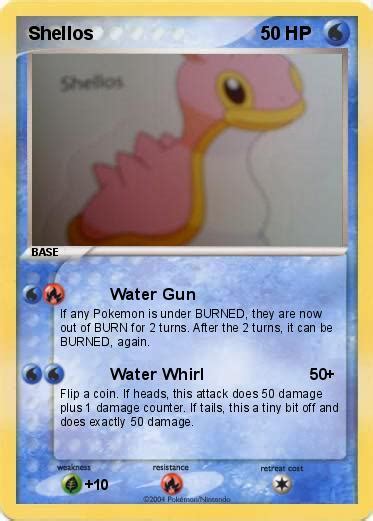 Pokémon Shellos 2 2 - Water Gun - My Pokemon Card