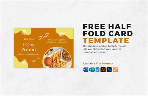 Half Fold Card Templates in Word - FREE Download | Template.net