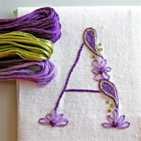 6 Alphabet Patterns For Hand Embroidery – Needle Work