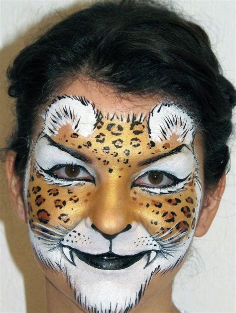 31 best Face painting-Cheetah images on Pinterest | Face paintings ...