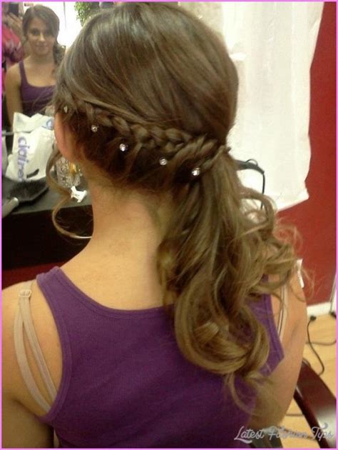 Cute hairstyles for school dances - LatestFashionTips.com