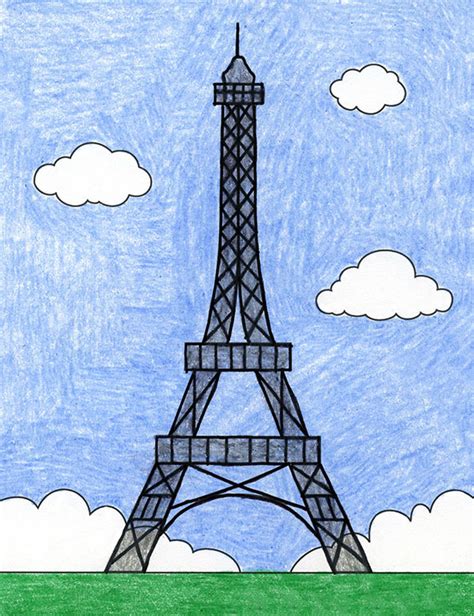 Share more than 74 simple eiffel tower sketch super hot - seven.edu.vn