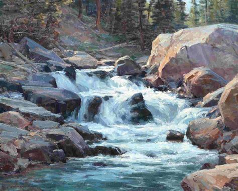 Image result for clyde aspevig pinturas #LandscapeOleo | Mountain paintings, Waterfall paintings ...