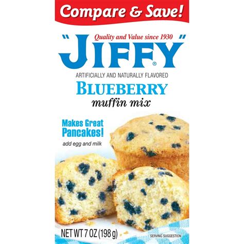 Jiffy Blueberry Muffin Mix, 7 oz - Walmart.com - Walmart.com