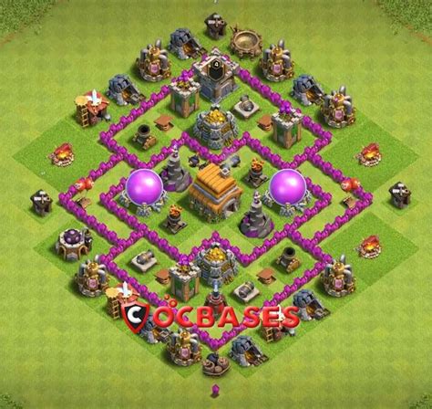 Level 6 Town Hall Farming Base