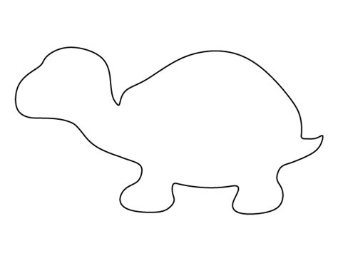 Turtle pattern. Use the printable outline for crafts, creating stencils, scrapbooking, and more ...