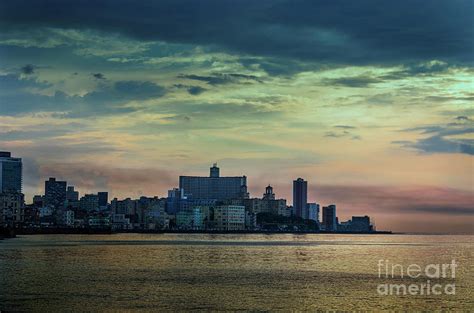 Sunset over Havana city 2 Photograph by Viktor Birkus - Pixels