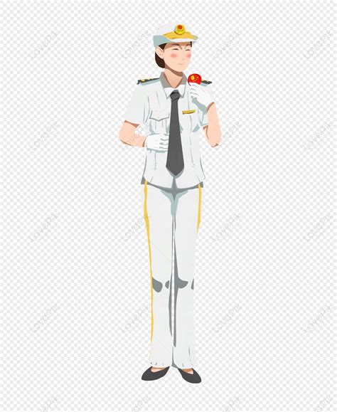 Female Soldier In White Uniform PNG Transparent Background And Clipart Image For Free Download ...