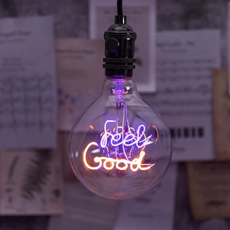 Decorative Light Bulb, Feel Good LED Filament G125 Globe LED Bulb ...
