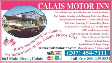 CALAIS MOTOR INN - Updated November 2024 - 663 Main St, Calais, Maine ...