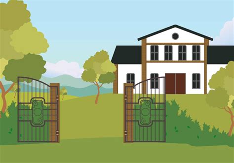 Free Open Gate Illustration 172441 Vector Art at Vecteezy