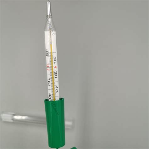 No Mercury Glass Thermometer Hospital Pharmacy Medical CE Mark Armpit Clinical Thermometer ...