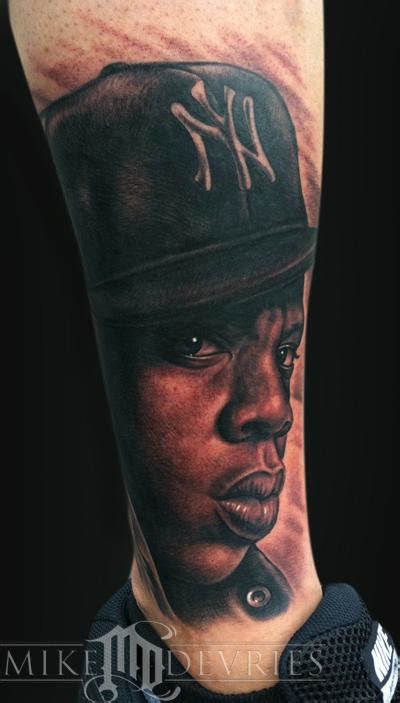 Jay-Z Portrait by Mike DeVries: TattooNOW