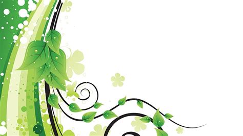 Green Floral Vector, twirls, graphics, vector, floral, HD wallpaper | Peakpx