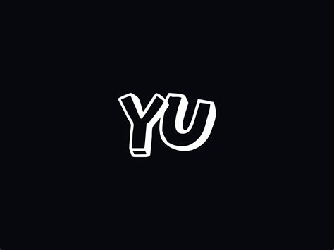 Logotype Yu Letter Logo, Abstract YU Logo Icon For Business 21496882 ...