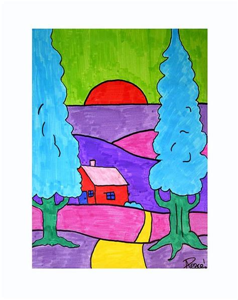 FAUVISM LANDSCAPE | Fauvism art, Fauvism, Easy abstract art