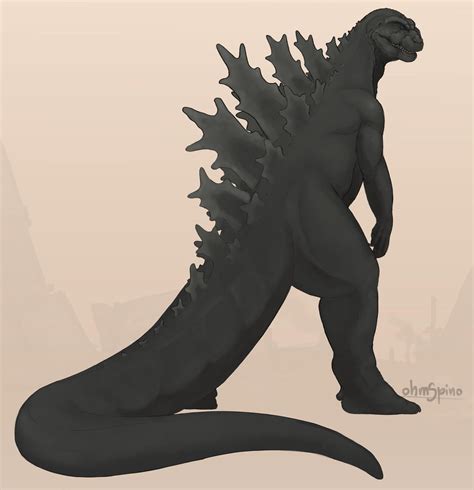 Godzilla design by OhmSpino : r/GODZILLA