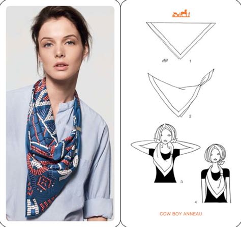 How to tie a Hermes scarf