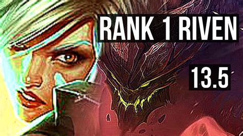 RIVEN vs MALPHITE (TOP) | Rank 1 Riven, 2.3M mastery, Legendary, 500 ...