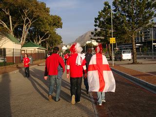 England fans outside Cape Town Stadium | mikkelz | Flickr
