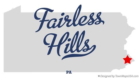 Map of Fairless Hills, PA, Pennsylvania