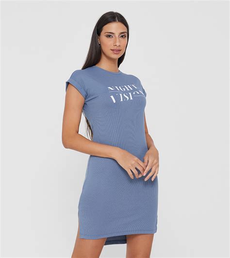 Buy HIS & HERS Casual Dress In Blue | 6thStreet Saudi Arabia