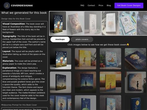 CoverDesignAI: The Ultimate AI-Powered Tool for Exceptional Book Cover ...