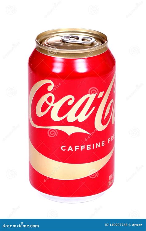 Coca-Cola Caffeine Free editorial stock photo. Image of aluminium - 140907768