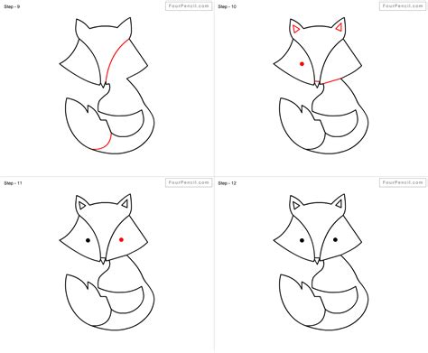 Fpencil: How to draw Fox for kids step by step