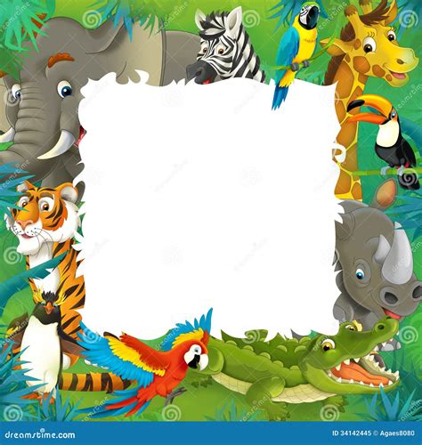 Cartoon Safari - Illustration For The Children | CartoonDealer.com ...