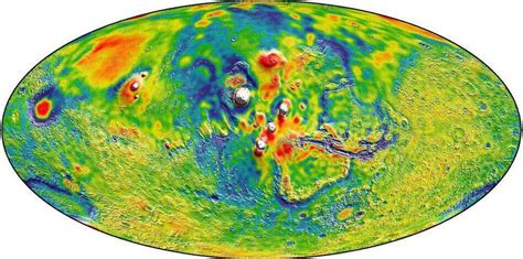 LOOK: Map Of Mars' Gravity Illuminates Planet's Interior | WBUR