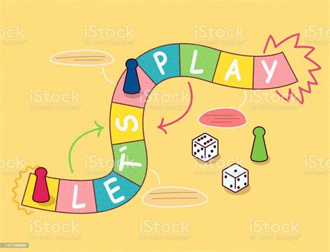 Board Game Stock Illustration - Download Image Now - Board Game, Dice ...