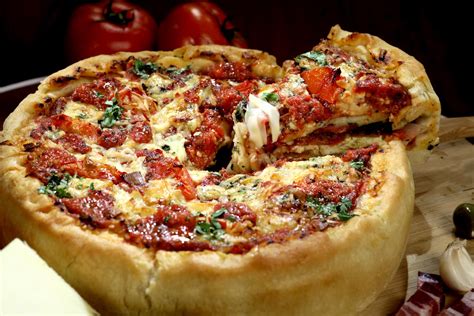 Deep Dish Pizza, recette validé par les Chicagoans - La main à la pâte