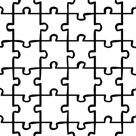 Jigsaw Template - ClipArt Best