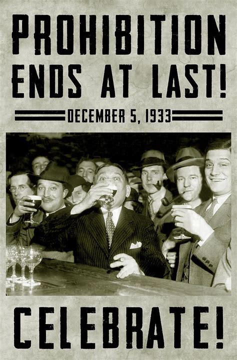 Prohibition Photograph - Prohibition Ends Celebrate by Jon Neidert ...