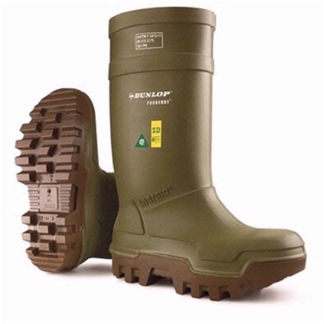 Dunlop Green Purofort Thermo+ Full Safety Steel Toe Boots