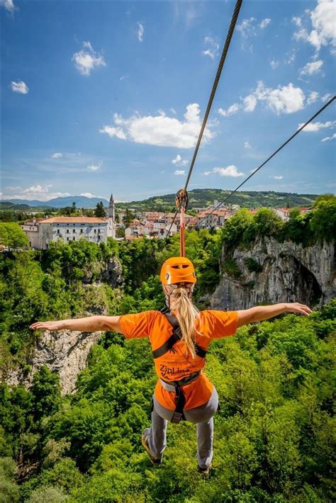 Zip line Pazinska jama | Central Istria - Tourist board | Ziplining, Tourist board, Famous photos