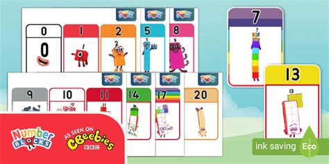 Educational Toys Numberblocks Maths Programme and Number Blocks 1-20 Toys & Games