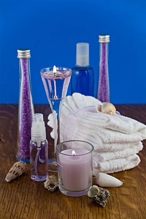 Lavender bath products stock image. Image of bath, healthcare - 7275427