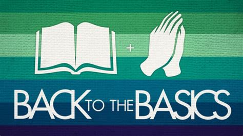 Back to the Basics Series - Focal Point Ministries