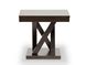 Baxton Studio Everdon Dark Brown Modern End Table | Affordable Modern Furniture in Chicago