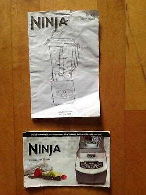 Ninja Blender BL660 Owners Manual & Inspiration Guide Only | eBay