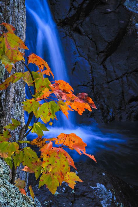 Mina Sauk Falls at Taum Sauk Mountain State Park in southern Missouri. Near the state's highest ...