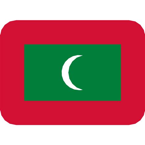 Flag For Flag Maldives Vector SVG Icon - SVG Repo