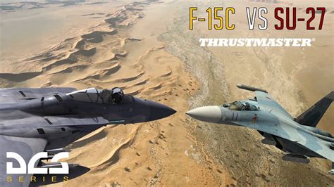 F-15C Eagle vs Su-27 Flanker with Tacview Debrief - The Merge - DCS World PvP - YouTube