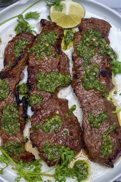 Grilled Steak Tips with Chimichurri - Wine a Little, Cook a Lot