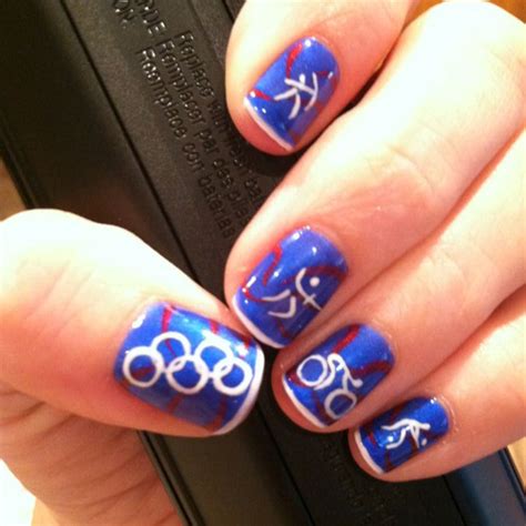 My Olympic nails! | Nails, Olympic nails, Nail art