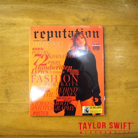 Taylor Swift Reputation Magazine Volume 1 New Sealed | Shopee Philippines