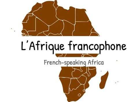 Francophone Africa & Why French is spoken in Africa KS3 | Teaching ...